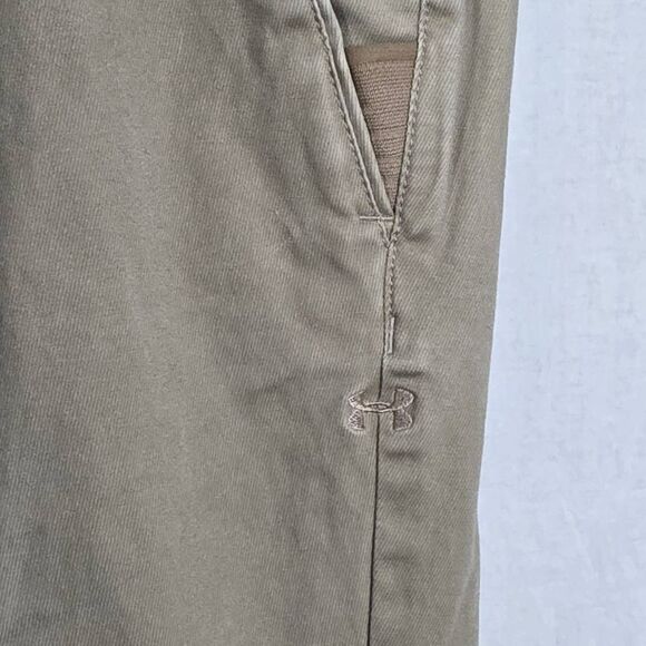 Under Armour Khaki Chino Pants Men’s 34x34 Loose Fit - Picture 5 of 11